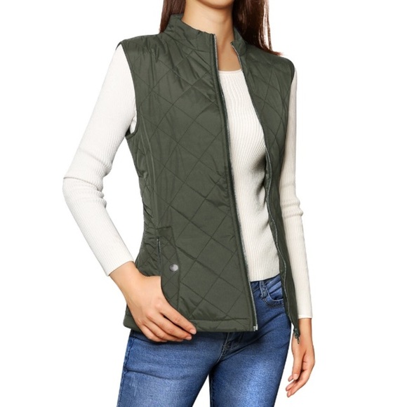 NWT Fashion Vest. Comes in 3 colors. Black, burgundy and army green. - Picture 4 of 5